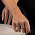 Shared Prong Oval Diamond Bracelet - 2